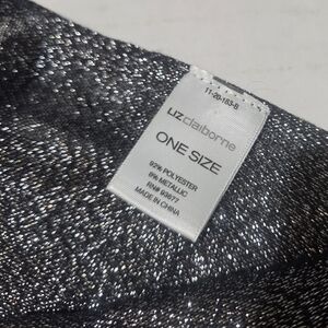 Liz Claiborne Shimmering Silver Wrap